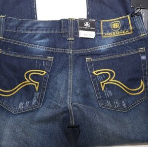 Rock and Republic Distressed Bootcut Henlee Jeans